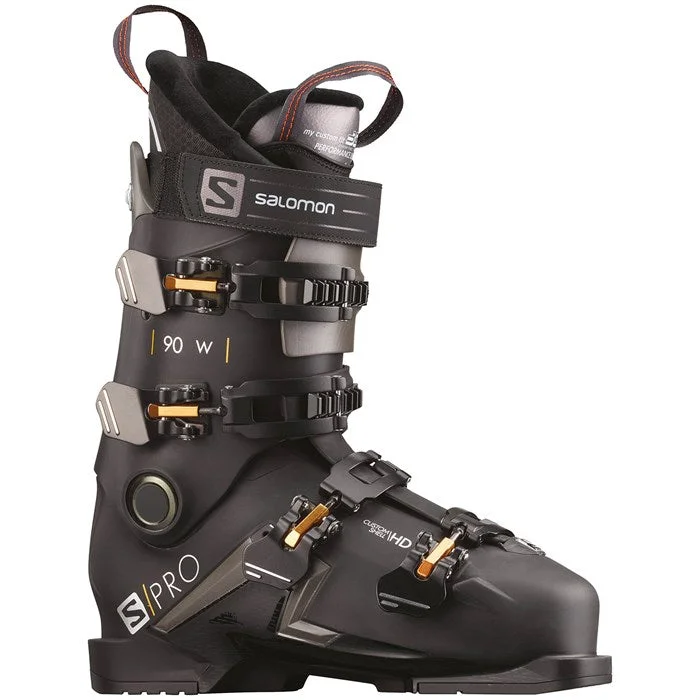 ski boots for skiers with wide calves-Salomon S/Pro X90 CS W Ski Boots - Women's 2021