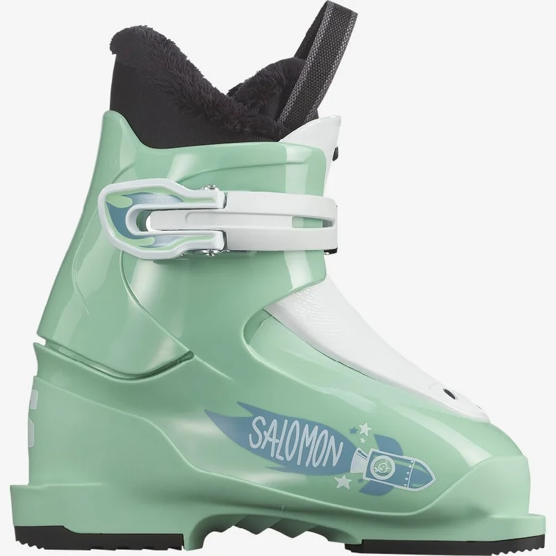 ski boots for skiing on icy trails-Salomon Team T1 Ski Boots - Kids