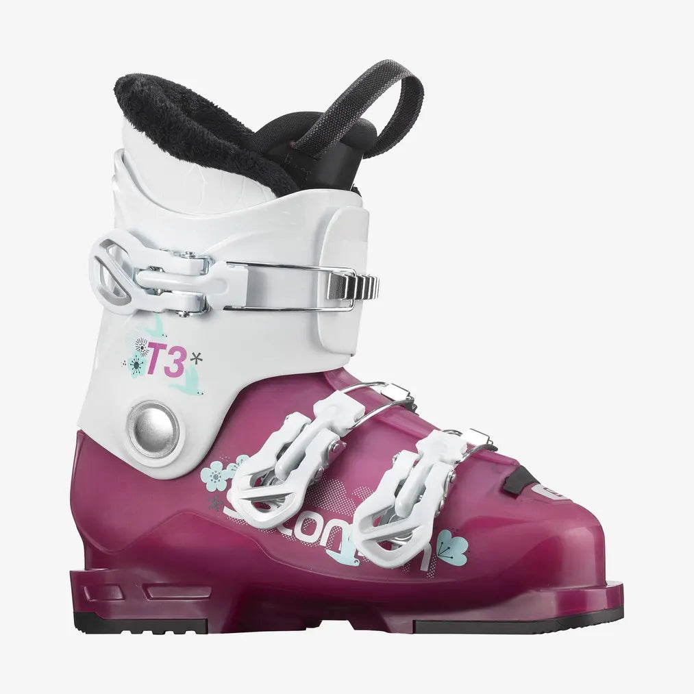 ski boots with four buckles-Salomon Team T3 Ski Boots - Kids