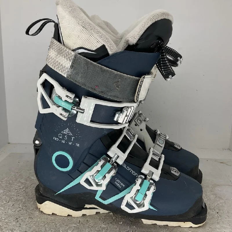 ski boots for skiing on icy trails-Salomon Women's QST Pro 90