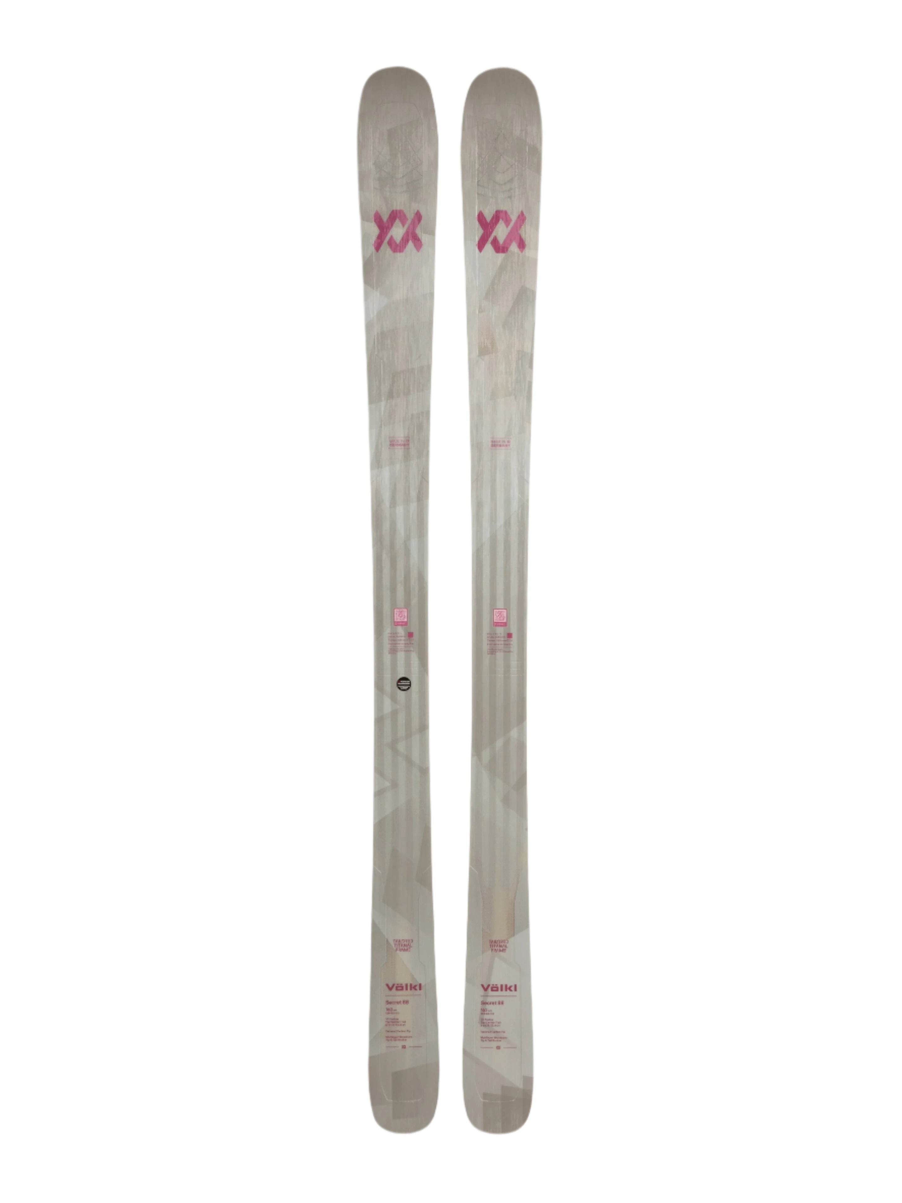 Skis for high-impact skiing adventures-Völkl Women's Secret 88 Flat Skis 2025