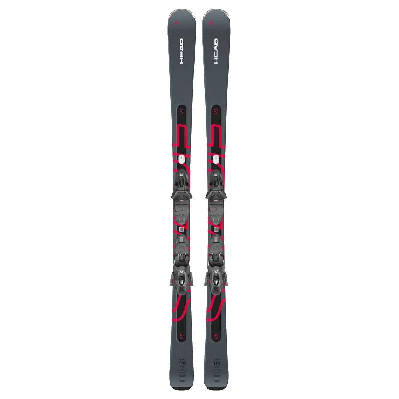 Skis for all-around performance in challenging mountain environments-Head SHAPE E-V5 Skis with PR 11 GW Bindings 2025