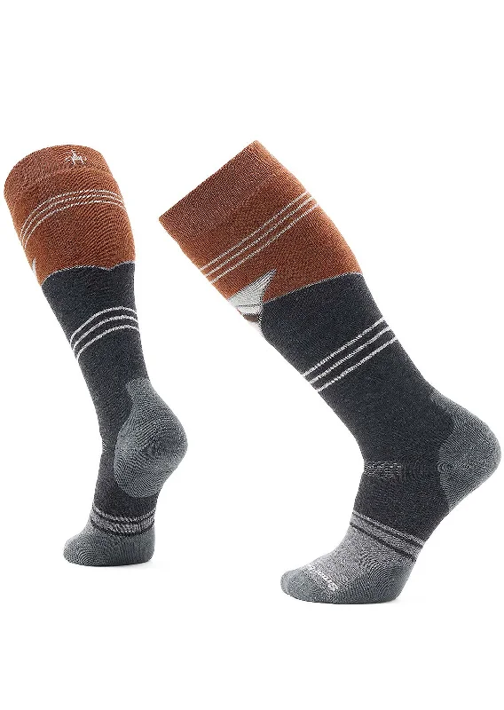 Smartwool Men's Snowboard Full Cushion Mountain Geo Pattern OTC Socks