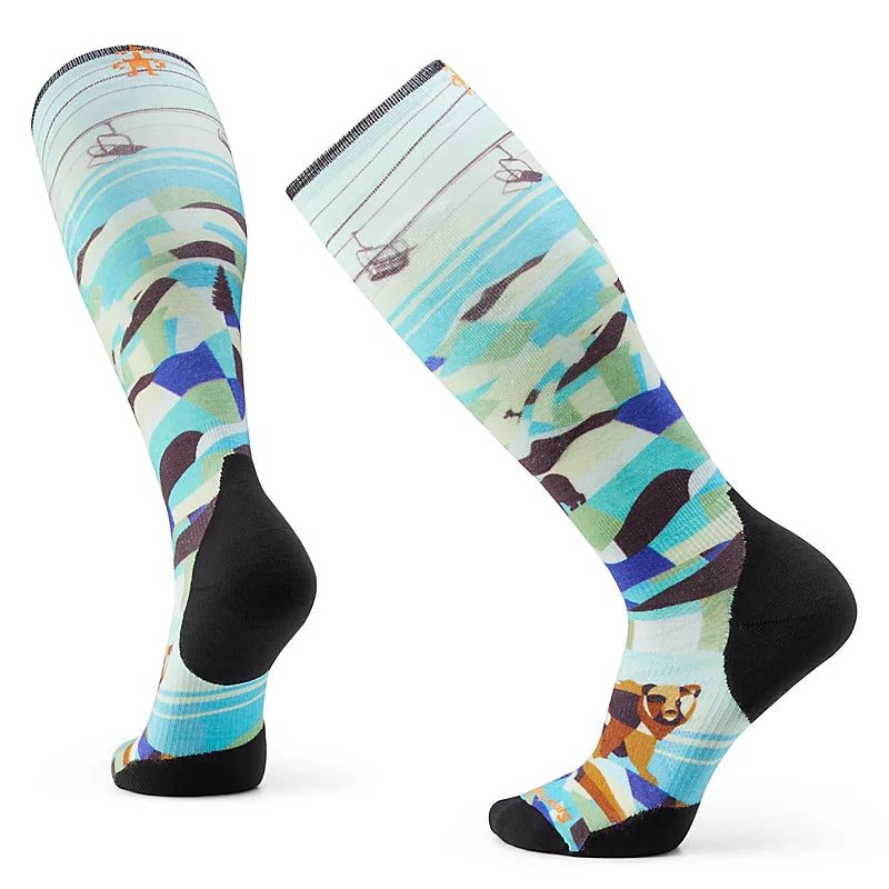 Smartwool Ski Targeted Cushion Bear Country Over The Calf Socks