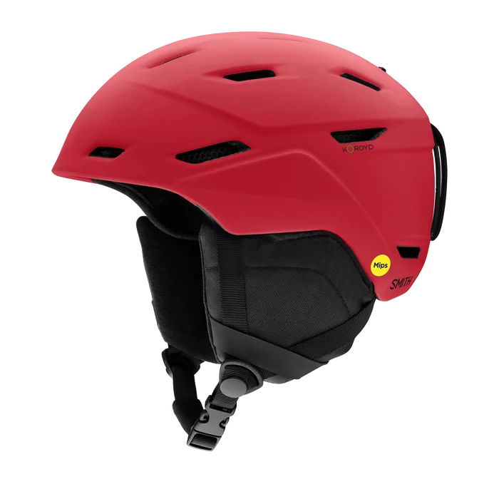 helmet with reinforced shell-SMITH MISSION MIPS w/round countour fit