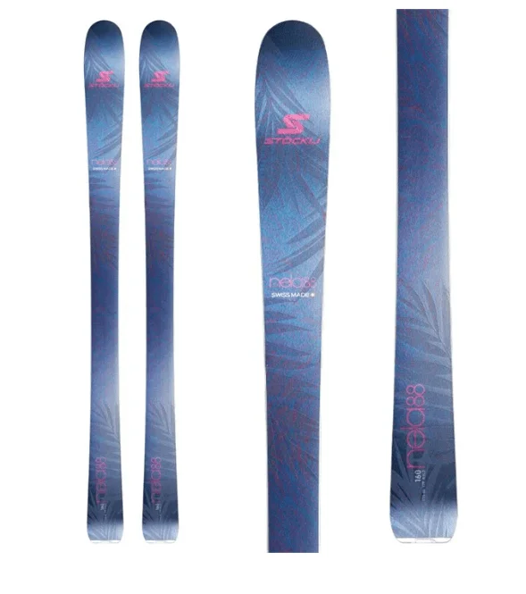 Skis for reliable performance on mixed terrain-Stockli Women's Nela 88 Skis 2025