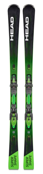 Skis with advanced shock absorption for a smooth ride-Head Supershape E-Magnum Skis with PRD 12 Bindings 2024