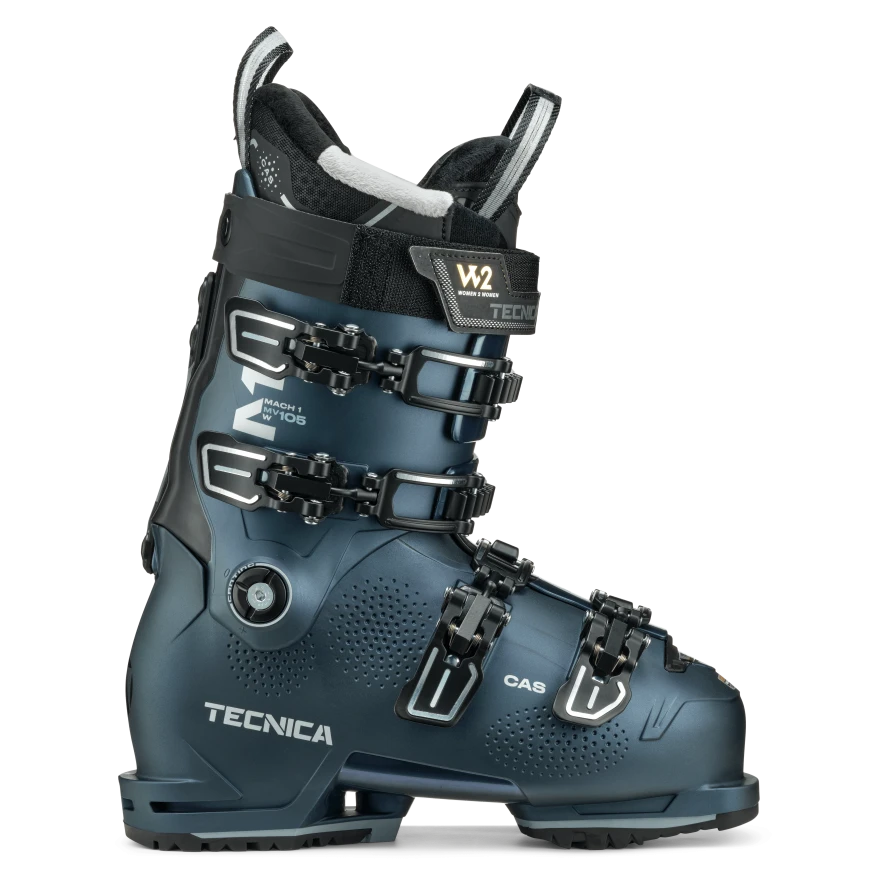 ski boots for cross-country backcountry skiing-Tecnica Mach1 MV 105 W Ski Boots 2025