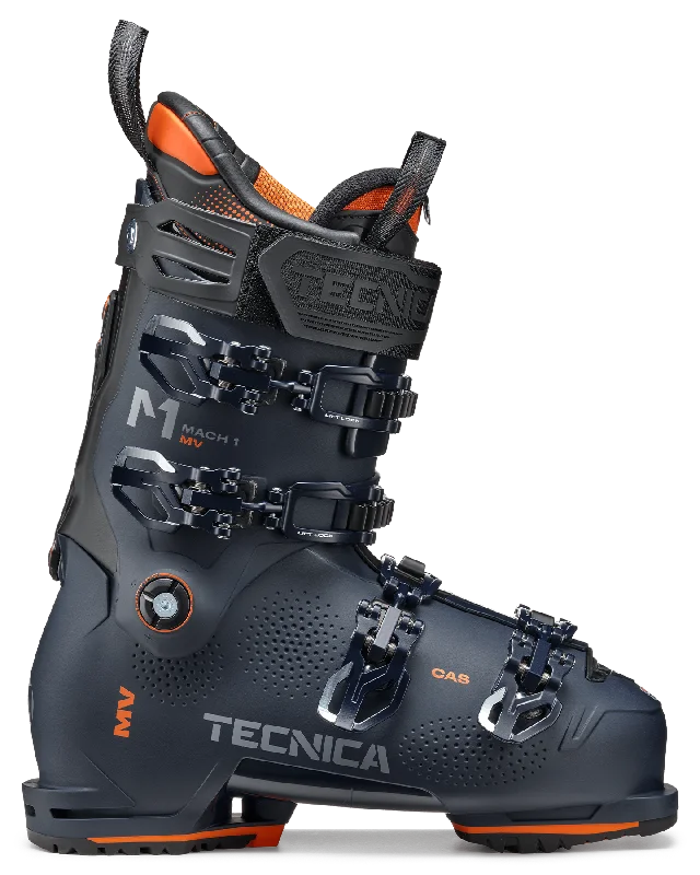 ski boots for indoor skiing-Tecnica Mach1 MV 120 Td GW Snow Ski Boots - Ink Blue - 2024