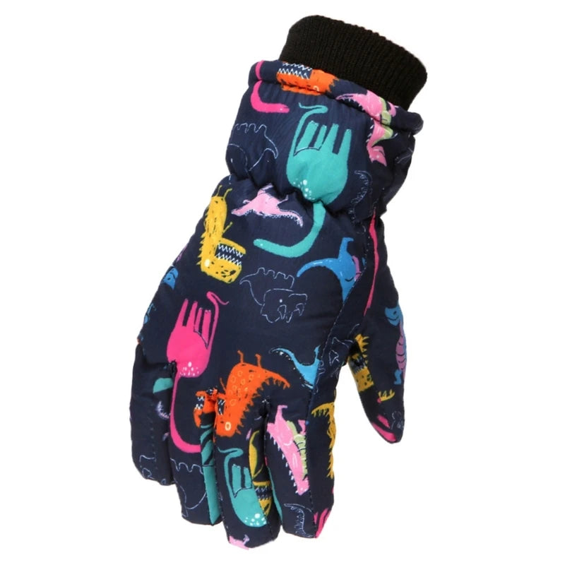 womens stylish gloves with adjustable wrist straps-THINKTHENDO Ski Snowboard Gloves