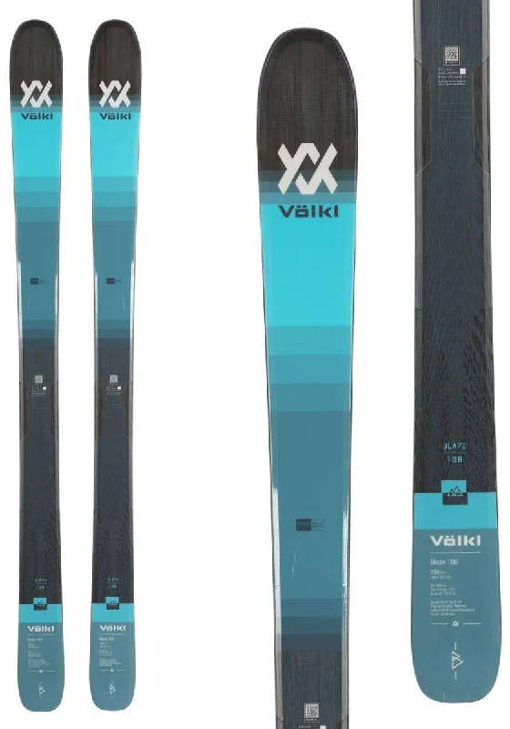 Skis for skiing with ease on tight slopes-Volkl Blaze 106 Ski 2024