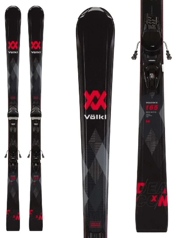 Skis for exploring challenging snow environments-Volkl Deacon 7.2 System Ski With Motion 10 Ski Bindings 2023