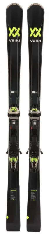 Skis for high-performance skiing in fresh snow-Volkl Deacon 79 Skis with IPT XL 12 TCX Ski Bindings 2024