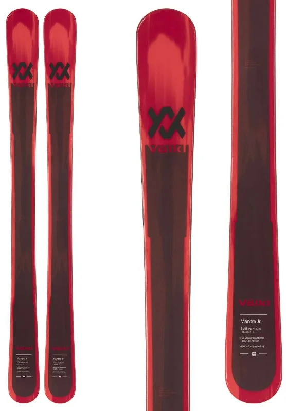 Skis for skiing across different snow surfaces-Volkl Junior's Mantra Flat Ski 2023