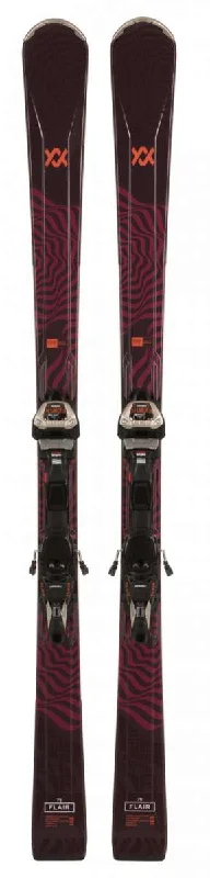 Skis for carving clean turns on any slope-Volkl Women's Flair 79 Skis with XL 11 TCX Bindings 2024