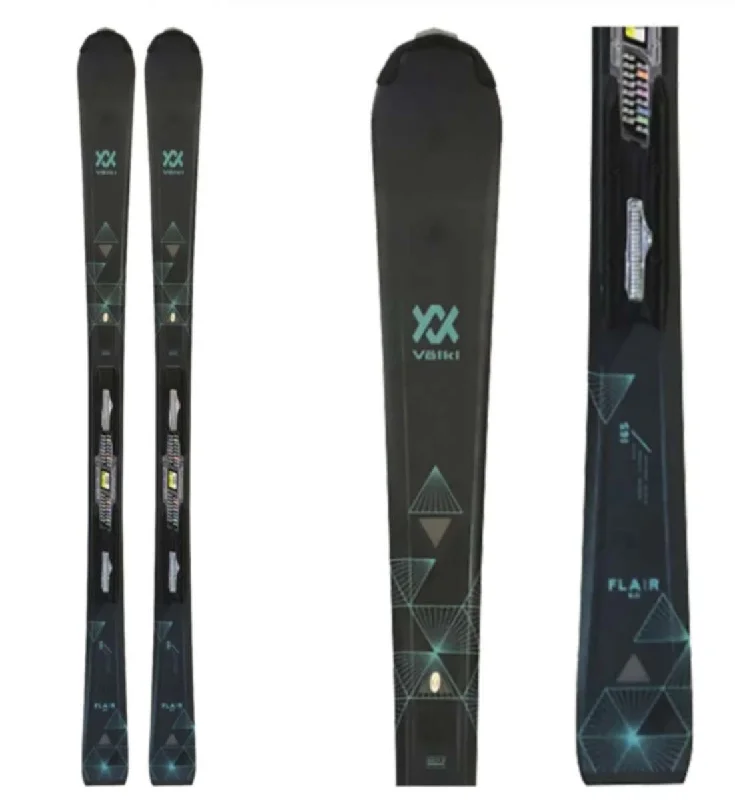 Skis for intense carving and dynamic movement-Volkl Women's Flair 8.0 Skis 2023