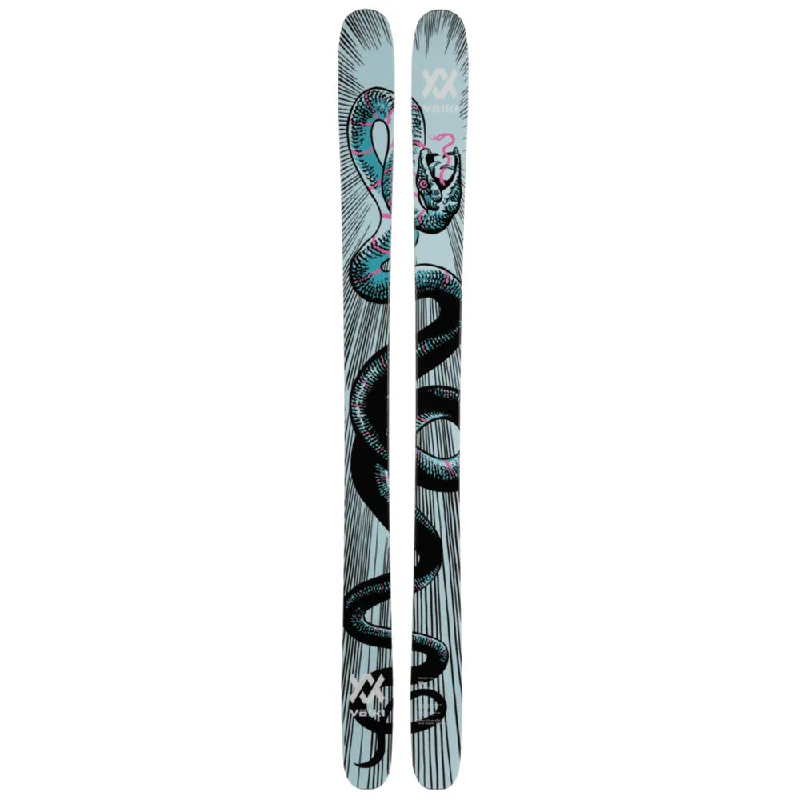 Skis for expert control on icy terrain-Volkl Revolt 104 Skis 2024