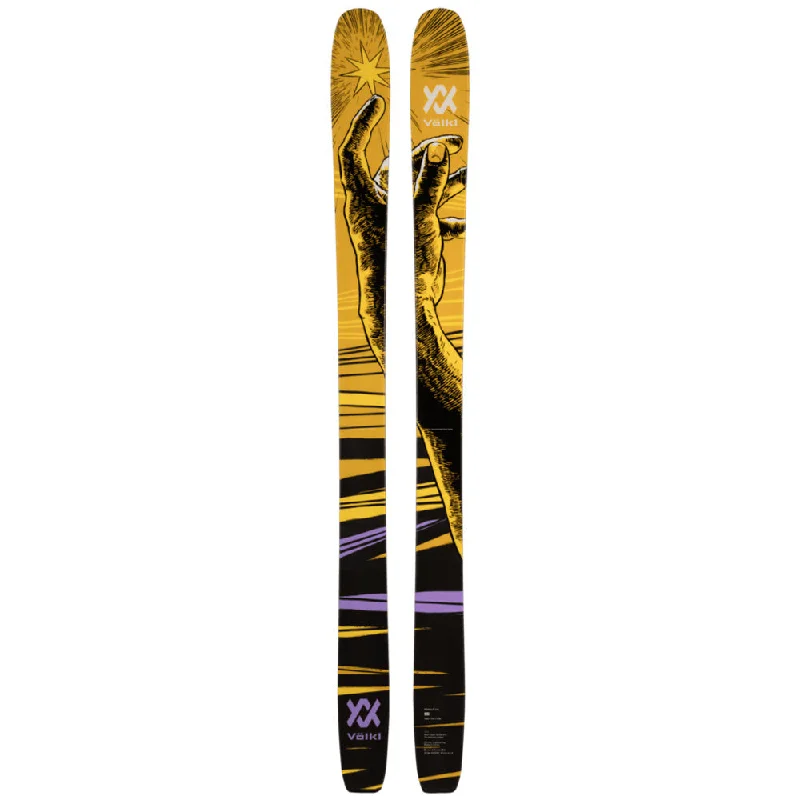 Skis for off-piste skiing in wild terrains-Volkl Revolt 114 Skis 2024