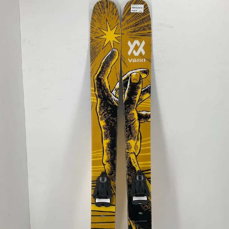 Skis for stylish designs and high-performance features-Volkl Revolt 114 w/ Atomic Strive 16 Bindings