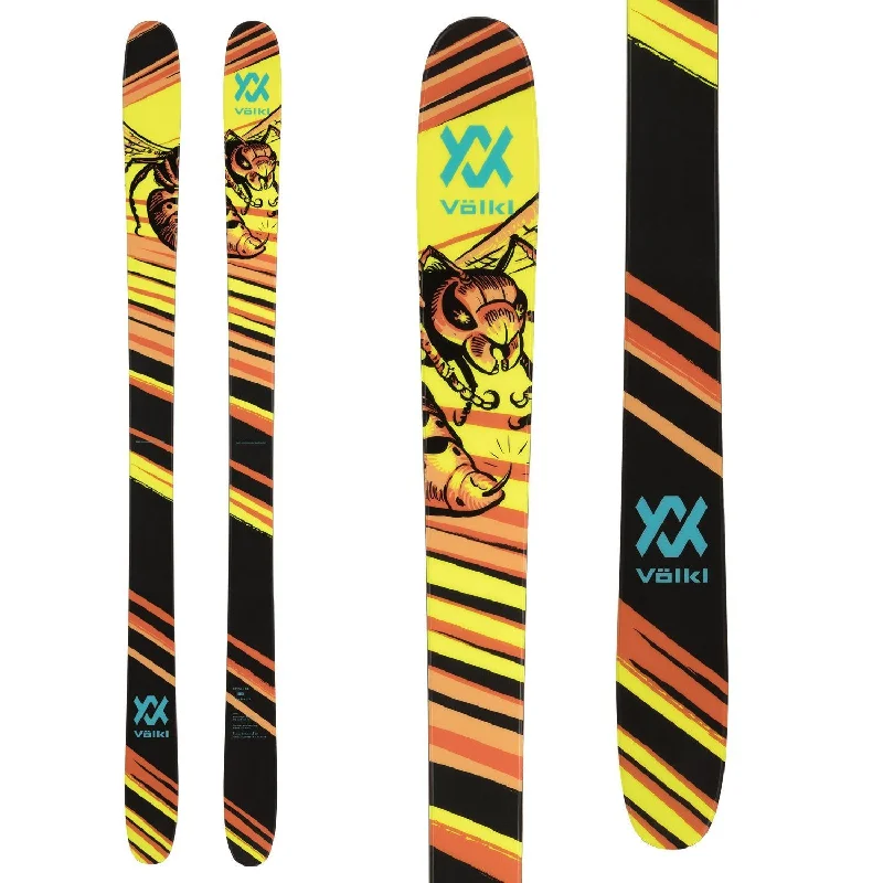 Skis for skiers seeking effortless control in all conditions-Volkl Revolt 96 Skis 2024