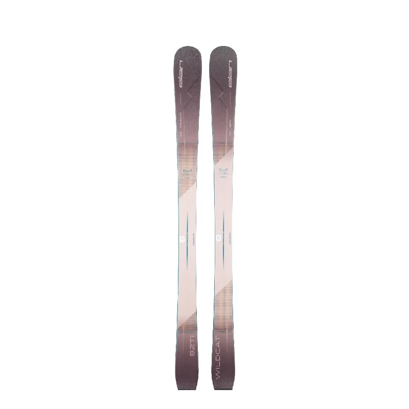 Skis with a high-performance design for seasoned skiers-Elan Wildcat 82 TI Skis 2025