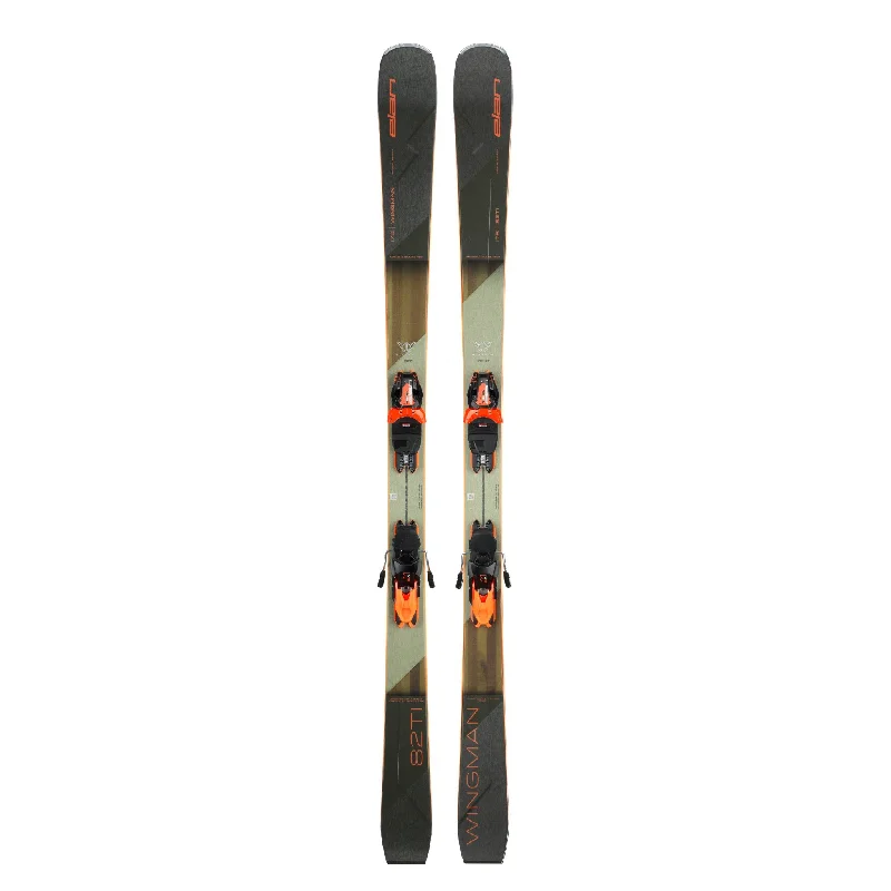 Skis for aggressive turns on challenging trails-Elan Wingman 82 TI System Skis with ELX 11.0 Bindings  2025