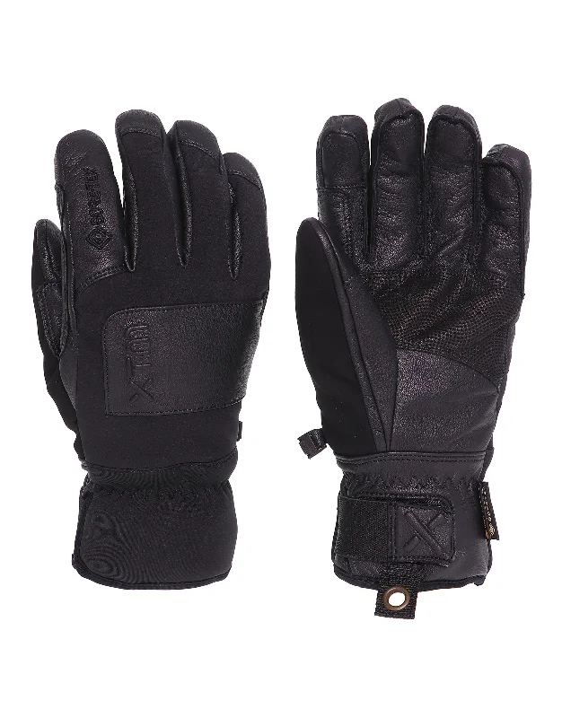 womens chic gloves with faux fur pom poms-XTM Patrol Gore Tex Ski Gloves