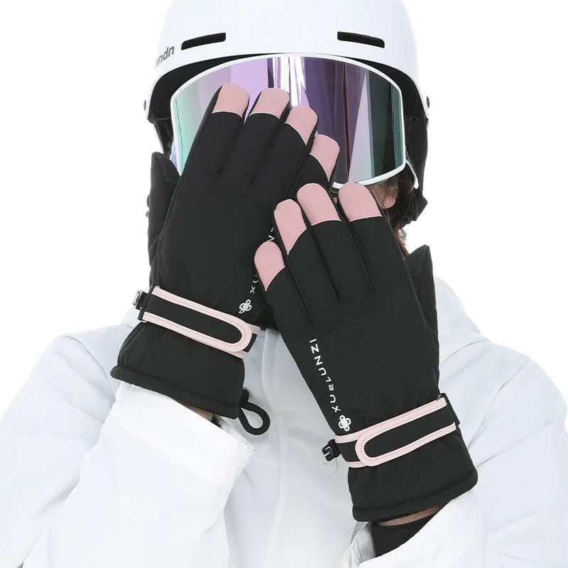 womens thermal gloves for extra protection-XUELUNZ Winter Gloves